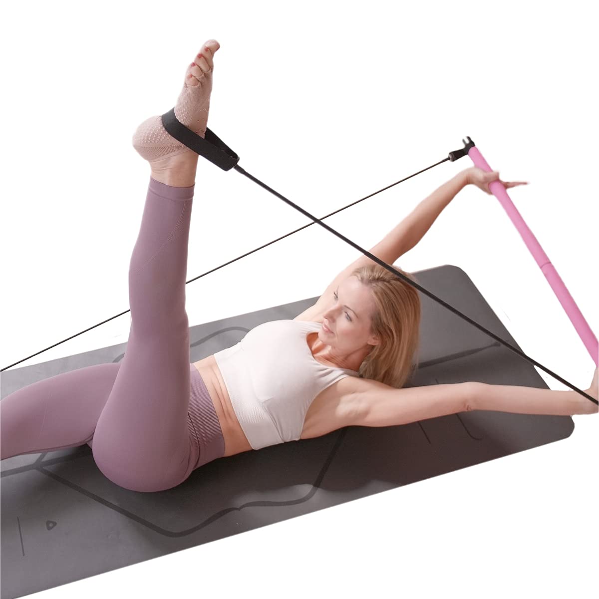 SMUG Active Pilates Bar Kit | Resistance Band Bar Men & Women | Full Body Workout Exercise Bar | Portable & Lightweight Re... - Review, Price and Buying Guide