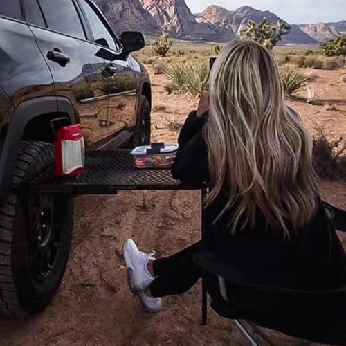 Mesa plegable de metal resistente y duradera para exteriores y camping exigente 3