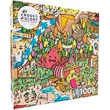 Cross & Glory - Scurvy Scallywags: Pirate Festival Fun - 1000 Piece Jigsaw Puzzle for Adults | Vibrant Island Adventure | Satin Finish | 19.25 x 26.625 Inches