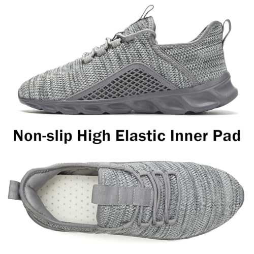 Image of DLWKIPV Womens Slip on Walking Tennis Shoes for Women Work Running Athletic Gym Sports Sneakers Lightweight Casual Shoe