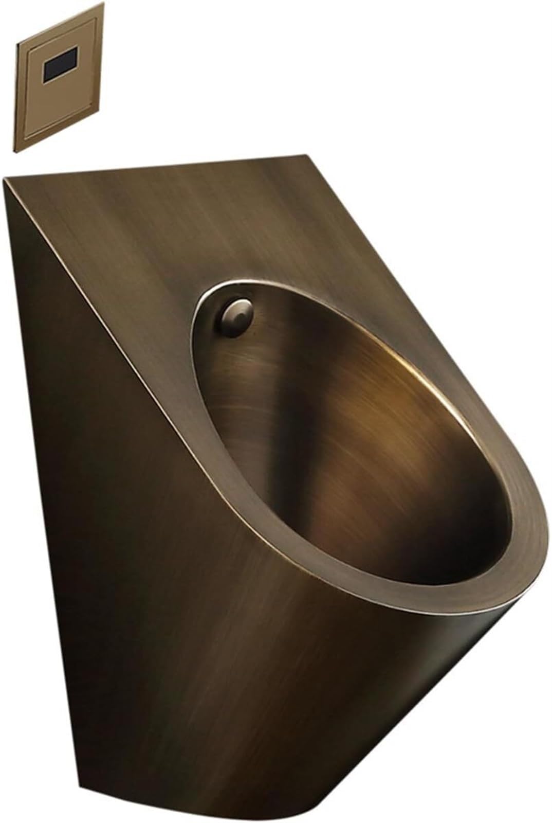 GTHTUHFD Flushing Urinal, Commercial Wall Mounted Washout Urinal, Public Toilet Sanitary Ware