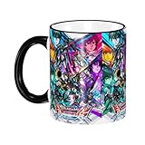 機動戦士ガンダム 保温 大容量 おしゃれ マグカップ かわいい コーヒーカップ ティーカップ 330ml 陶器製 食器、カップ ギフト プレゼント オフィスや家庭に最適 Black