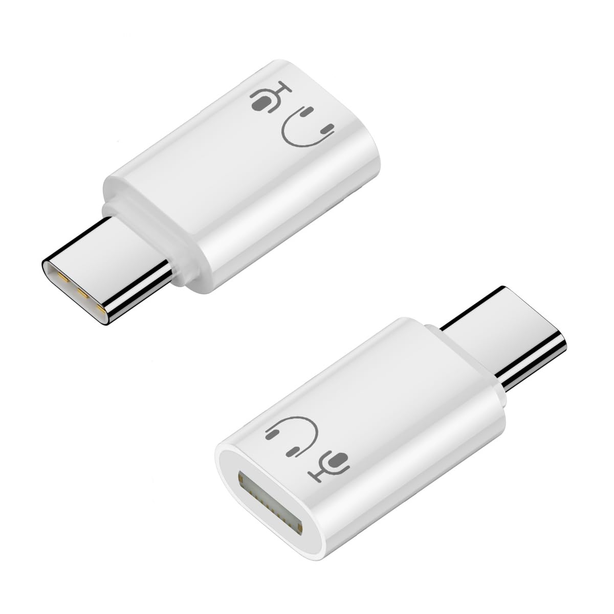 USB-C to Lightning Audio Adapter, USB Type C Male to Lightning Female Headphone Converter for iPhone 15/16, iPad Pro/Air, Not for Charging&Data White