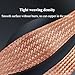 Copper Wire for Jewelry Making, Flat Braided Ground Strap Wires, Length 2 Meters for Automotive, Industrial, Electronics, Machinery, Aerospace(1.5 Square)