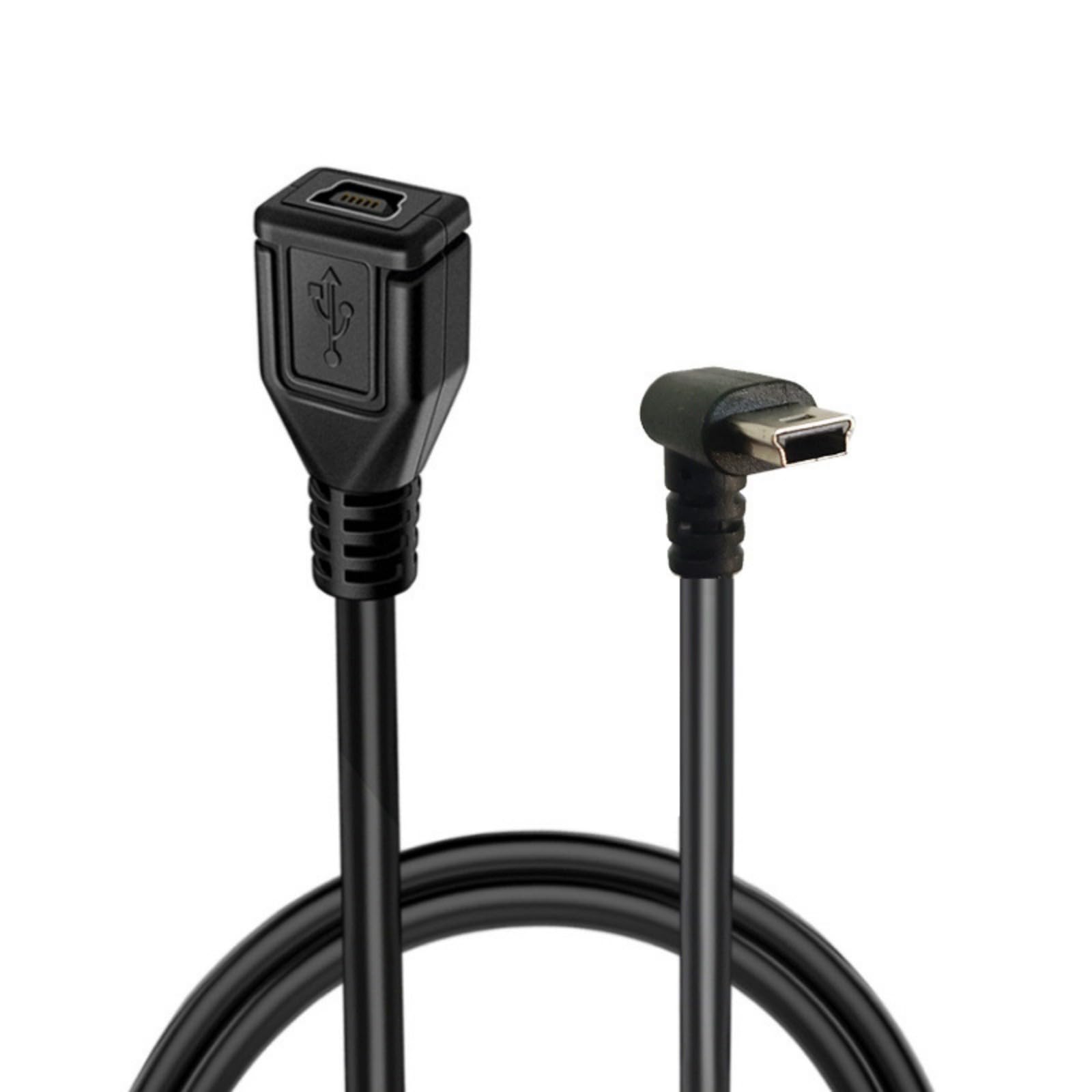 Buxuaaaa Dustproof USB 5Pin 5Pin Male to Female Extension Data Power Cable Car Panel Mount Data Transfer Extension Cable USB Power