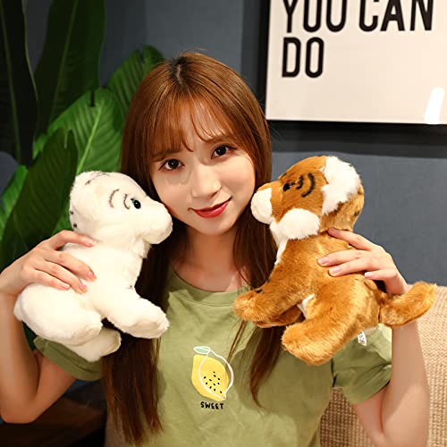 Gudves Tiger Cub Toy Plush, Brown Stuffed Animal, Soft Plush Toy, Gifts For Kids, 8 Inches, Multicolor (Brown) #TOP4