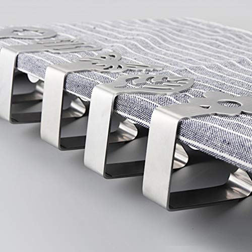 Hemoton 4Pcs Grampos Clipes Borboleta Flor Tampa de Tabela Toalha de Mesa Toalha de Mesa Em Estilo T