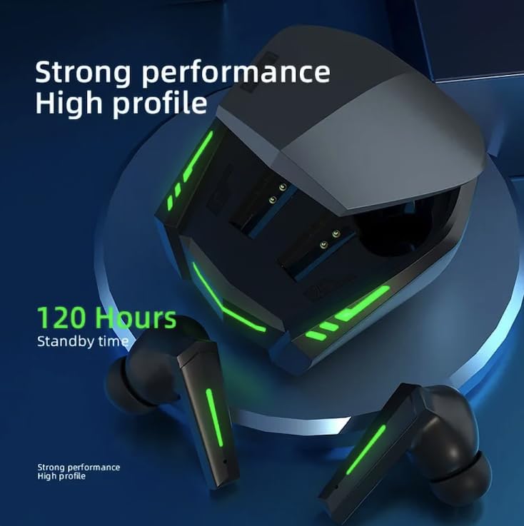 Image of K55 TWS Gaming In Ear Earphone Waterproof Noise Reduction Stereo Earbuds with Microphone Wireless Bluetooth Earphone (Black, True Wireless)