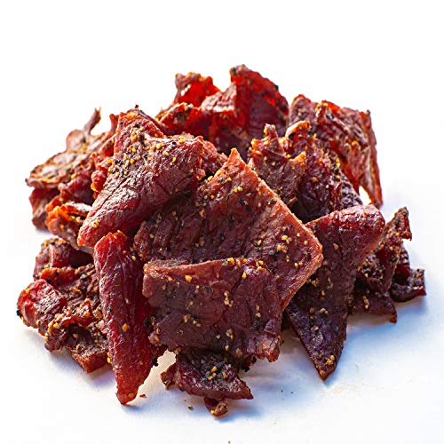Old Trapper Peppered Beef Jerky | Traditional Style Real Wood Smoked | Healthy Snack Made from 100% Top Round Steaks | 10 Ounce Bag - Thumbnail 4