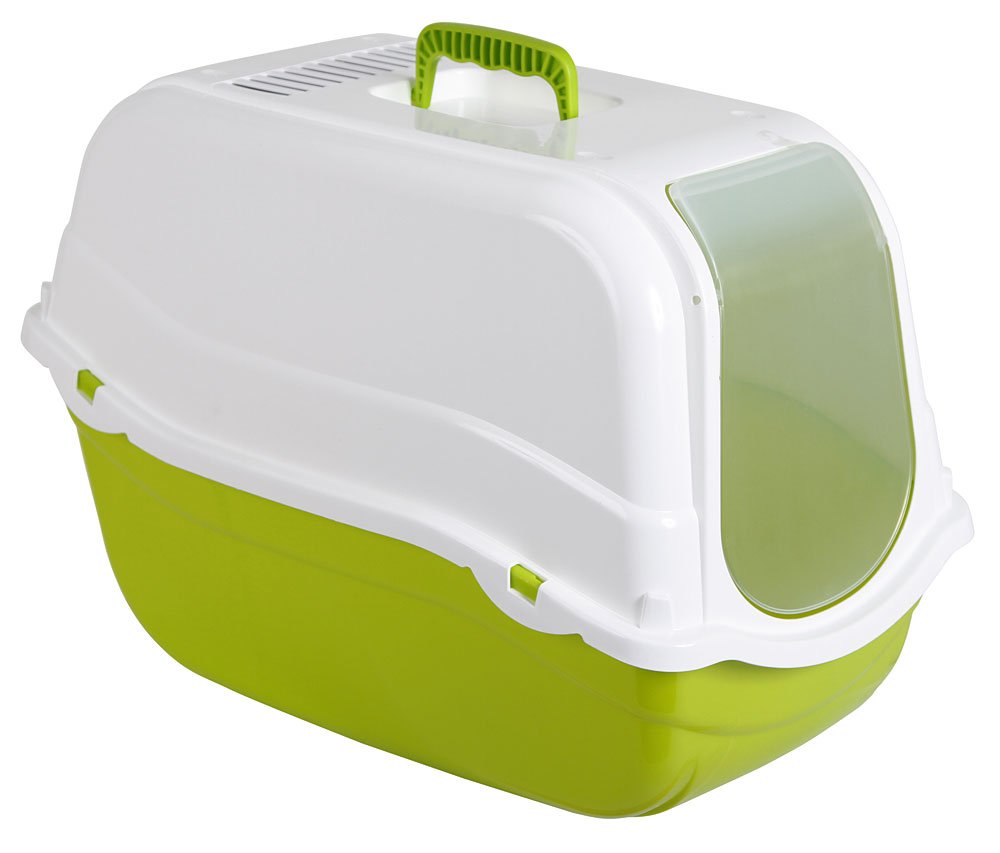 KerblLitter Box Minka, 57 x 39 x 41 cm, Green/White