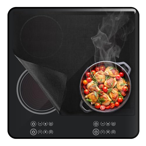 Dream Coffee Protector Vitrocerámica e Inducción de Silicona 60x52cm – Cubre Vitrocerámica Antideslizante, Esterilla Protectora Placa Inducción, Fácil de Limpiar