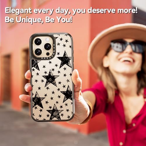 Coque compatible avec iPhone 16 Pro Max robuste à motif étoiles 6,9" - 6