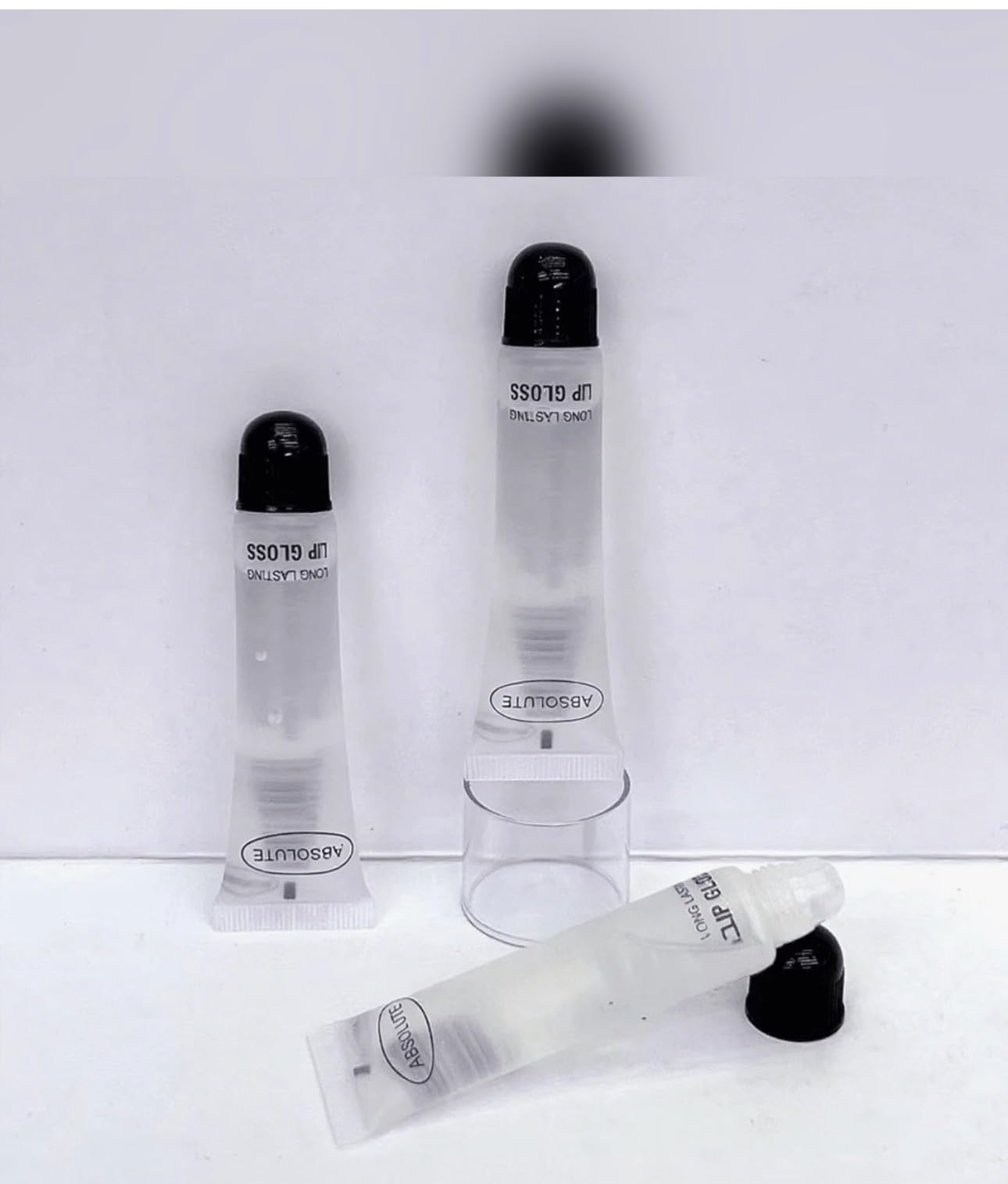2 Absolute Long Lasting Lip Gloss Clear Professional Grade Spice Shade High Shine Formula 18ml