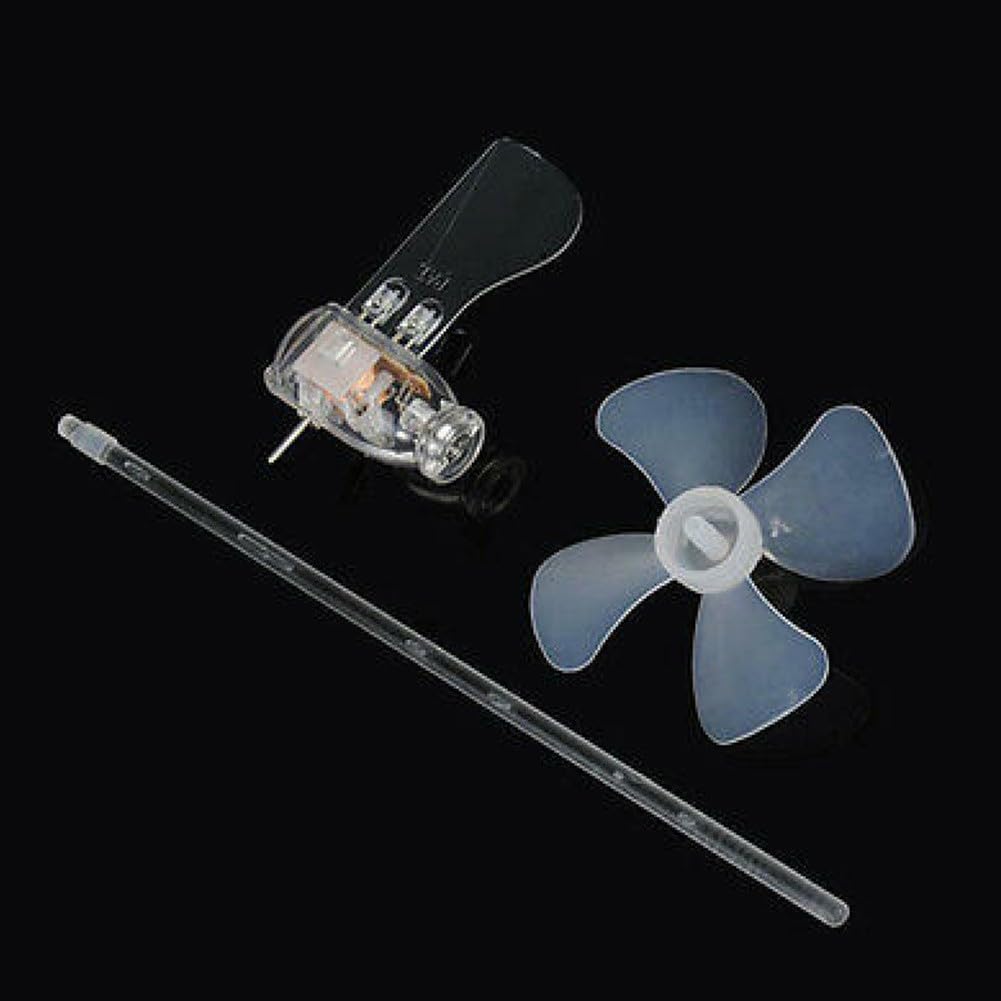 Kleinstes LED-Windturbinen-Generator-Set – 360° Drehbar, Transparentes Kunststoffmodell, Pädagogisches Werkzeug Für Erneuerbare Energien & Wissenschaft