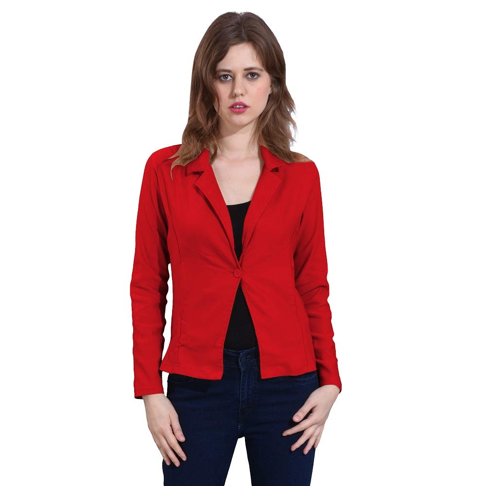 HRIKSHIKA FASHIONWomen's Loose Fit Single breasted Blazer