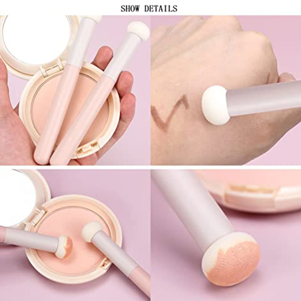 Concealer Brush Applicator Sponge and Concealer Brush - Professional Cosmetic Tool for Dark Circles and Natural Marks - Image 2