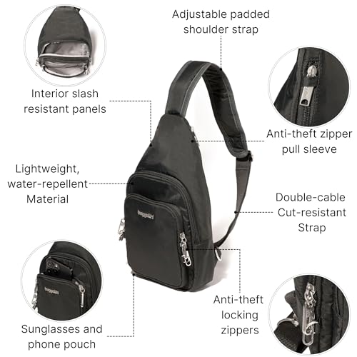 Image of Baggallini Securtex Anti-Theft Daytripper Sling
