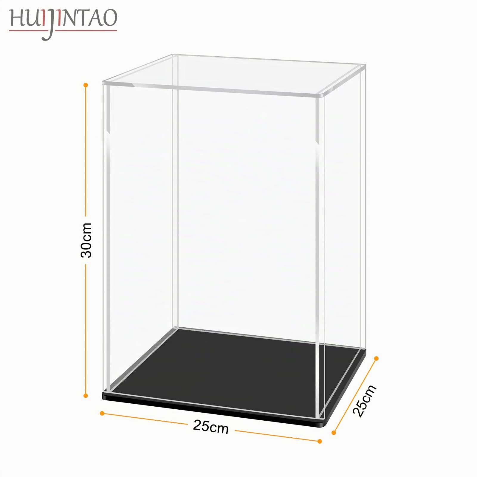 Vitrinas para Colecciones, Vitrinas expositoras, Vitrina Metacrilato, Caja metacrilato Transparente Expositor, Vitrina Expositora para Colecciones, Miniaturas, Figuritas (25x25x30 cm)