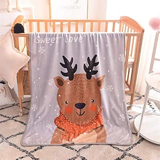 Fansu Fleece Throw Blanket, Kids Adults Microfiber Soft Warm Fluffy Lightweight Flannel Blankets Bed Sofa Blanket Bedspread for Bedroom Sleeping and Camping (Sloth,100x140cm)