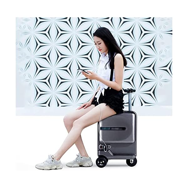 Durable Smart Electric Luggage Cycling Boarding Suitcase 2024 Inch Hardside Luggage Security Anti Theft Travel Artifact Carry On