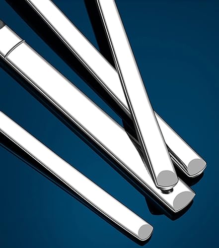 Miniatura 3 de Juego de cubiertos de 60 piezas para 12 cubiertos de acero inoxidable de alta calidad modernos utensilios cuadrados que incluyen cuchillos tenedores