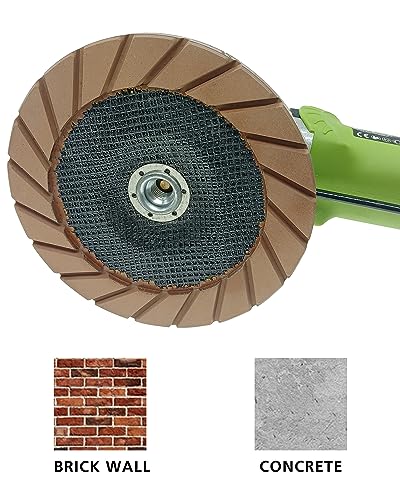 Meule à béton en céramique 12,7cm pour meuleuse d'angle, disque robuste 30#