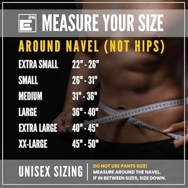 Element 26 Self-Locking Weight Lifting Belt - Premium Weightlifting Belt for Serious Functional Fitness and Olympic Lifting Athletes - Lifting Support for Men and Women - Deadlift Training Belt