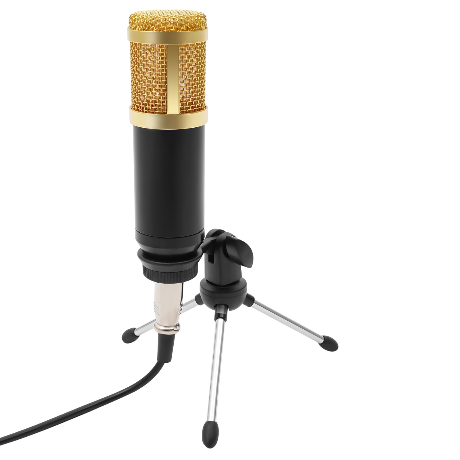 Paquete de equipos de podcast con tarjeta de sonido en vivo y micrófono condensador, 8 modos de sonido, 4 distorsiones de voz, 16 efectos de sonido y Bluetooth 5.0, para grabación, voz, compatible con