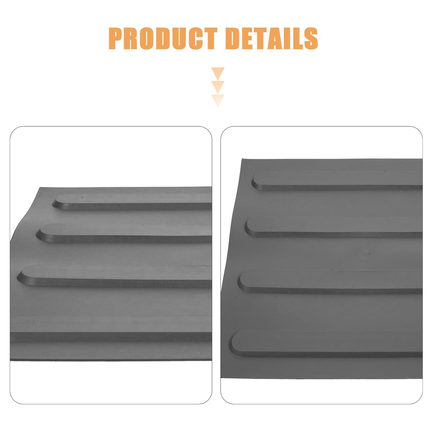 4sheets Interlocking Patio Tiles Street Floor Stickers Blind Bricks for Pathway