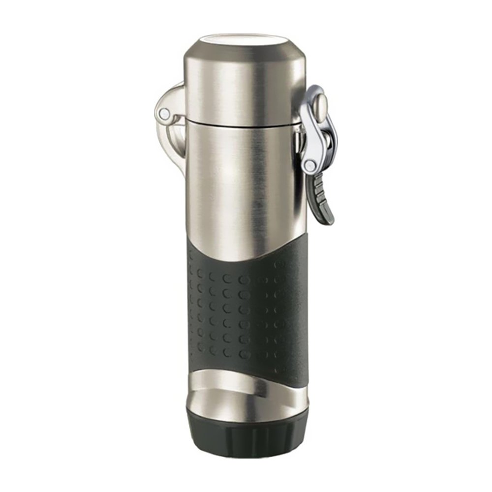 Visol Summit Gun Briquet Flamme satiné résistant au Vent pour l'extérieur
