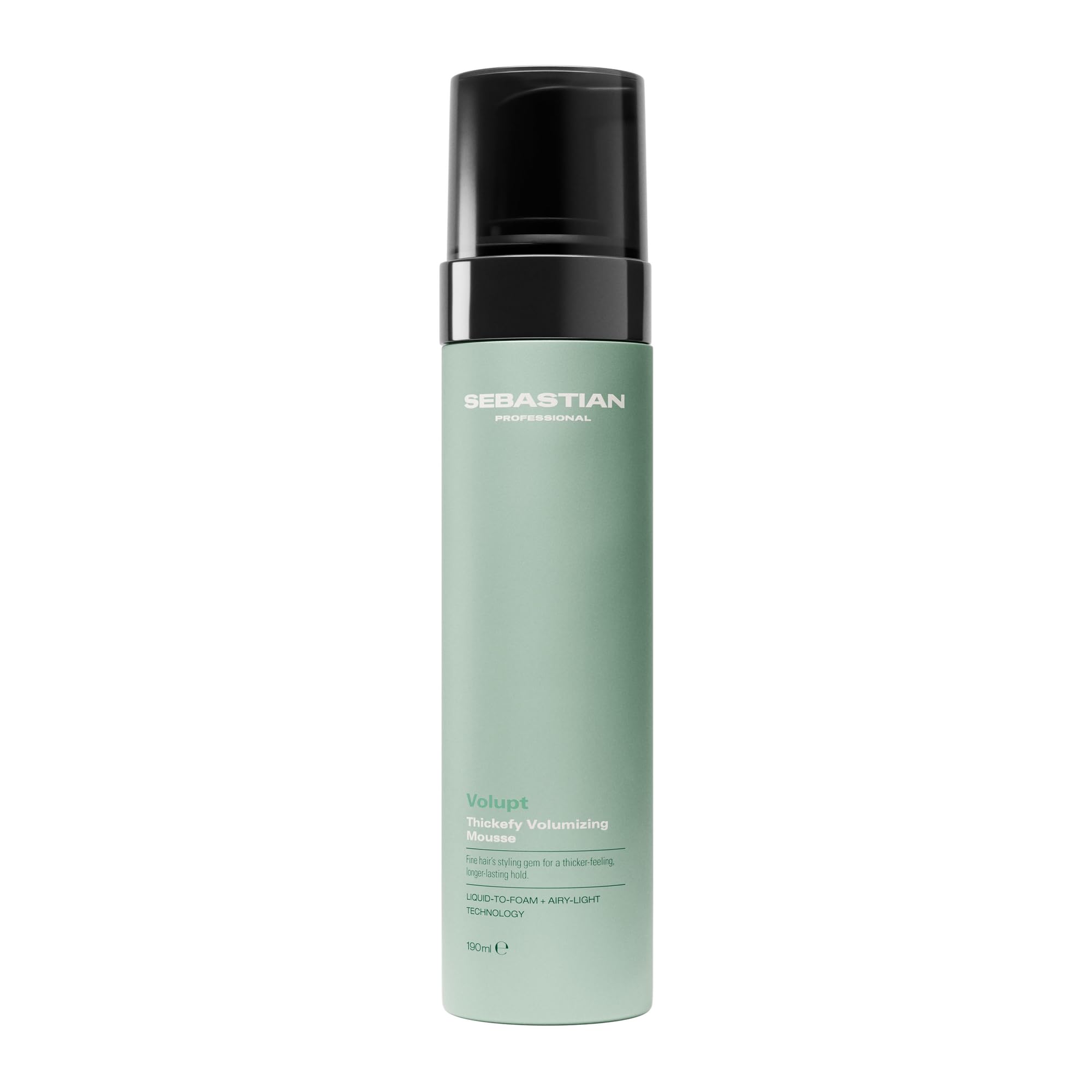 Sebastian Professional Volupt Thickify Volumizing Mousse – Styling-Mousse für feines Haar – verleiht schwereloses Volumen & flexiblen Halt mit innovativer Liquid-to-Foam-Technologie