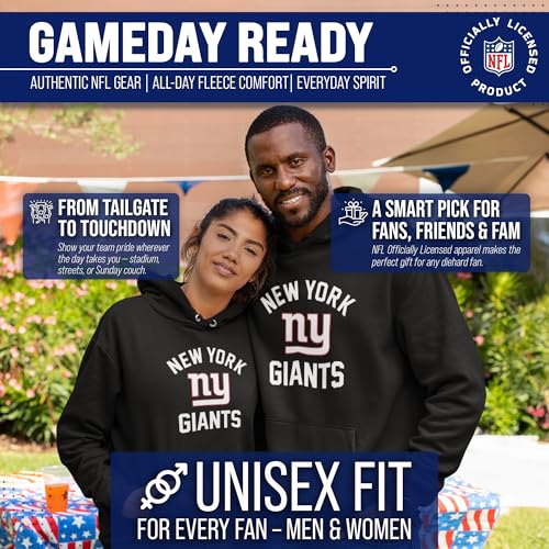 Image of Team Fan Apparel NFL Gameday Hoodie Pullover Sweatshirt for Men and Women | Officially licensed NFL Gameday fleece pullover - kangaroo pocket, ribbed cuffs, drawstring hood, unisex fit