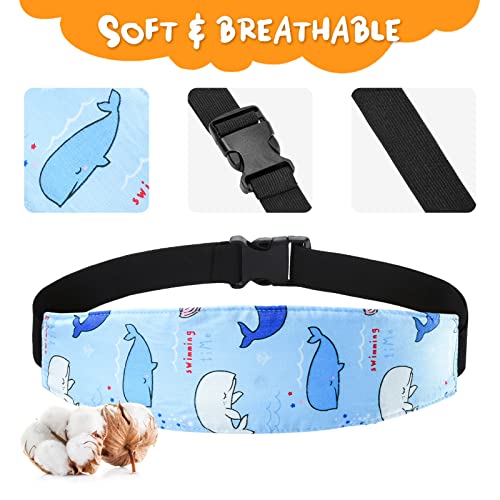 Image of Baby Carseat Head Support,Car seat Straps Pillow Support Ban,Stroller Neck Relief Strap Headrest,Slumber Sling Sleep Positioner for Toddler Infants Child Children Kids