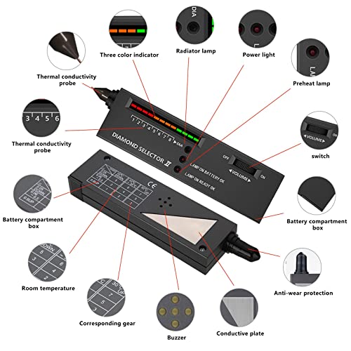 Penna tester diamante, alta precisione gioielli