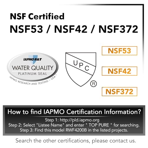 Image of ICEPURE PLUS NSF53 DA97-17376B Replacement for HAF-QIN /EXP, HAF-QIN, DA97-08006C, RF23M8070SG, RF23M8070SR, RF23M8090SG, RF23M8090SR, AQF-DA97-17376B Refrigerator Water Filter, 1PACK