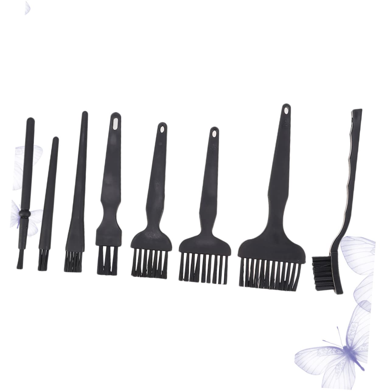 Beavorty Keyboard Cleaning Brush Set Computer Gap Cleaner 8pcs Anti-Static Brush Easy Wash Store Essential Home Tool