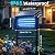 Solar Bug Zapper Outdoor 2026 Upgraded, Larger Size 4500V Rechargeable Electric Mosquito Zapper with Solar Panel, Waterproof Cordless Fly Insect Mosquito Trap for Backyard, Patio, Garden, RV, Camping