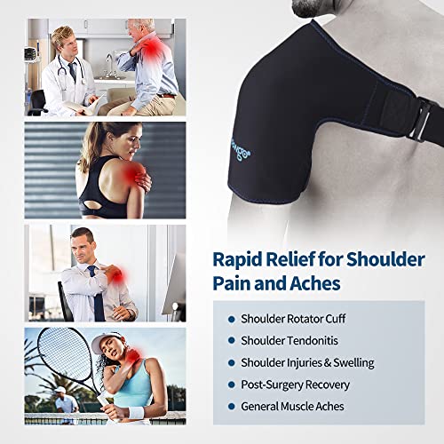 NEWGO Shoulder Ice Pack Rotator Cuff Cold Therapy, Ice Pack Shoulder