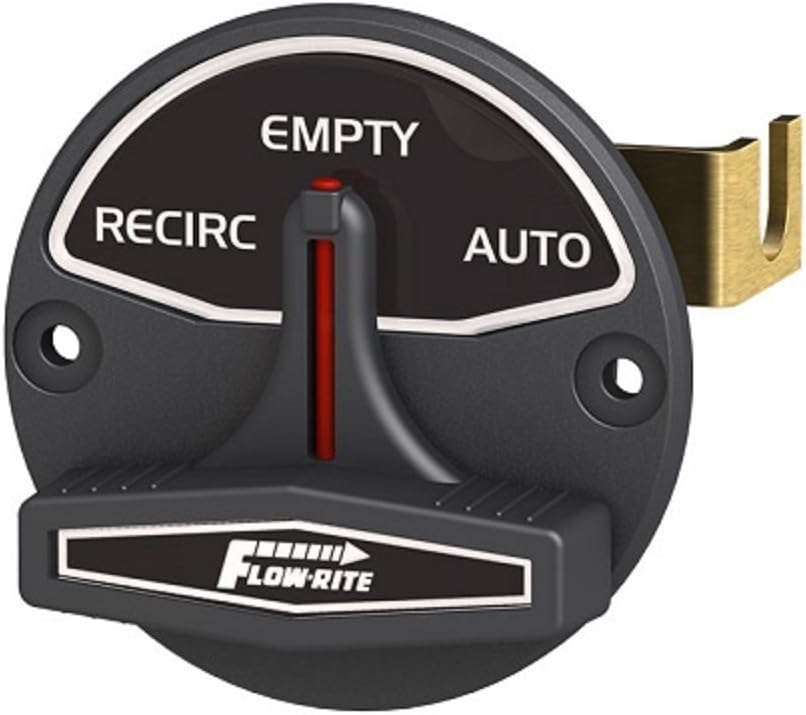 Flow-Rite Recirc/Empty/Auto Bk/Wht Lett