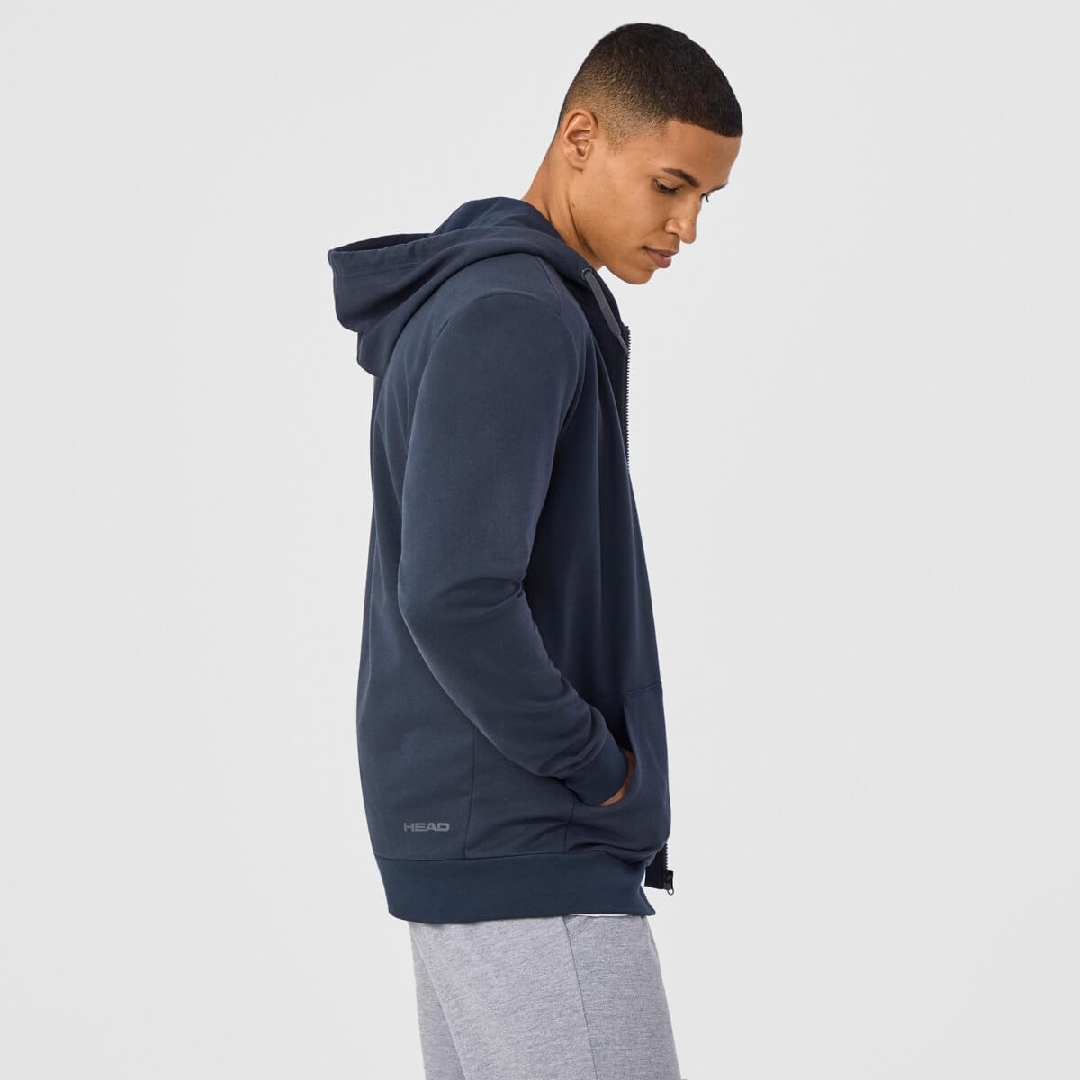 HEAD Club Original Hoodie Fz Men Sweat-Shirt à Capuche Homme (Lot de 1)