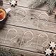 Jetec 8 Stück Acryl Weihnachten Strumpf Halter Haken Weihnachtsstrumpf Clips Strumpf Kleiderbügel Haken für Kamin Mantel