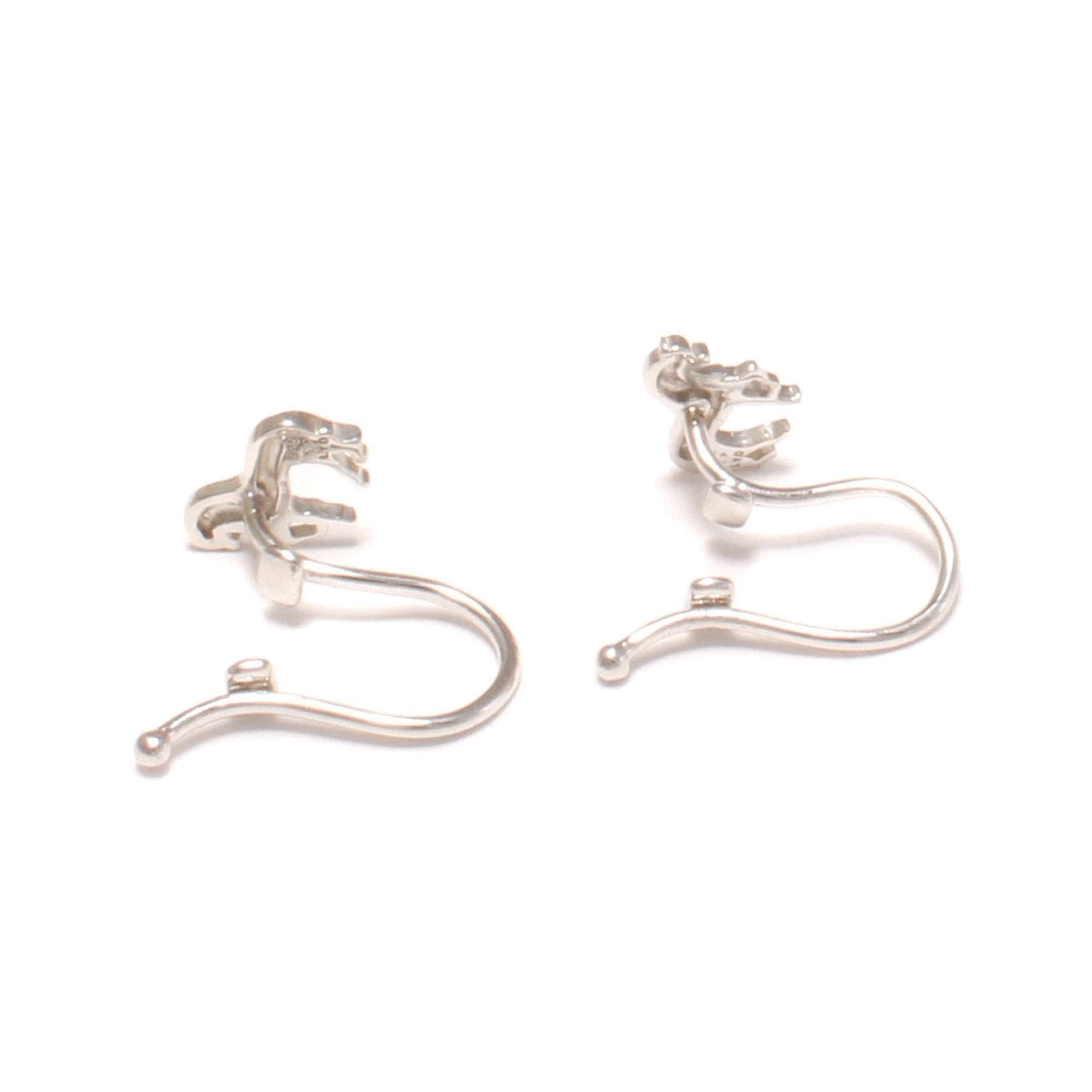 Pferde Kinder Silber Ohrclips, 925 Sterling Silber, echt Silber Kinderschmuck, Mädchen Schmuck nickelfrei, Geschenke für Kinder