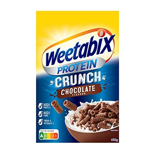Weetabix Protein Crunch Chocolate 450g (Pack of 8)