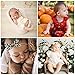 DRESHOW BQUBO Baby Girl Headbands with Bows Nylon Hairbands Handmade Hair Accessories for Newborn Infant Toddlers 10 Pack