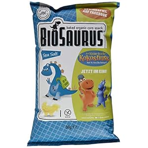 Organique BioSaurus Meersalz Junior, der knusprige Maissnack (1 x 50 g)