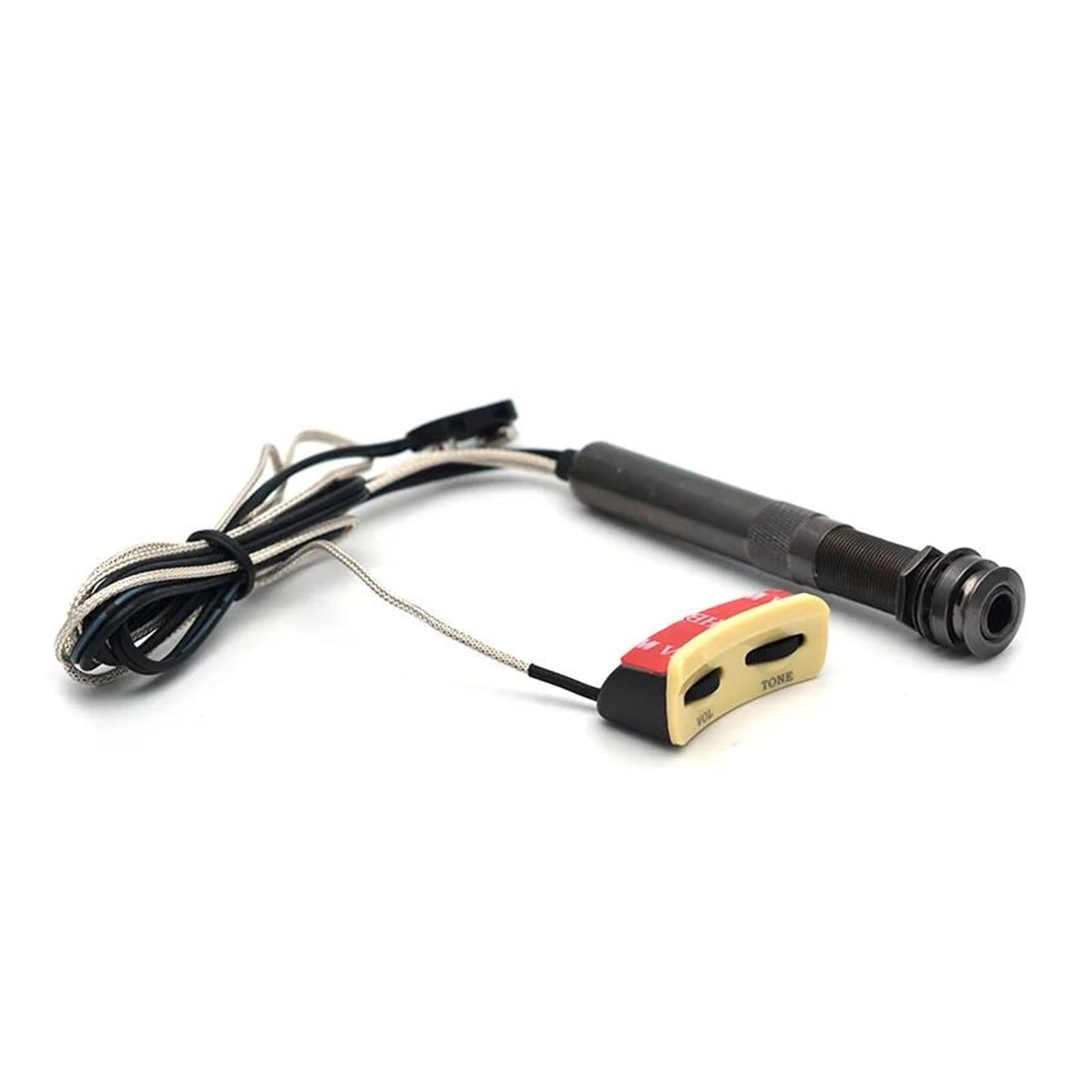 Pick-up per Chitarra Acustica Accessori Pickup Regolabile Con Foro Sonoro Per Microfono Stile Penna Con Argento Sensibile Per Chitarra Folk Acustica