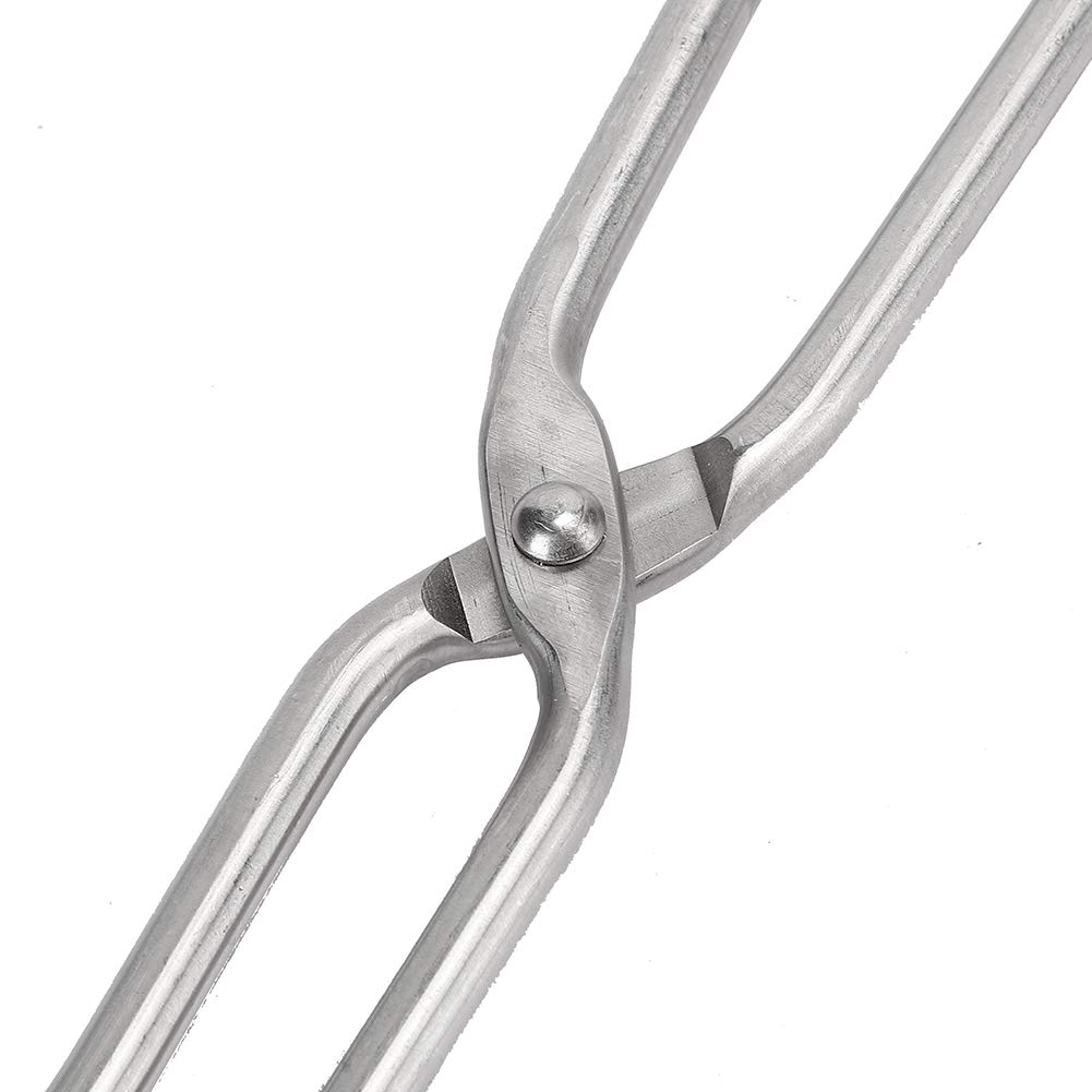 Pinze per Crogiolo da 40 Cm, Morsetto in Acciaio Inossidabile, Pinze da Laboratorio per Carichi Pesanti per Bicchieri e Manipolazione di Metalli