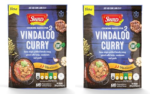 Image of SWAD Vindaloo Curry Gravy /Kofta Gravy / Easy to Cook Gravy-Pure Vegetarian - 250gm (Pack of 2)