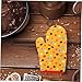 PRETYZOOM 2Pcs Heat Resistant Quilted Oven Mitts for Cooking and Grilling Thickened BBQ Gloves for Enhanced Protection Comfortable Kitchen Safety Mitts Essential Baking Tool for Home