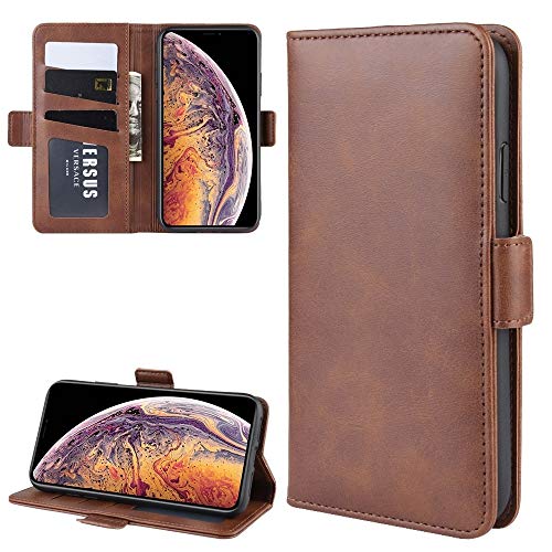 Coque en cuir iPhone 11 Pro Max de style holster chic et rigide avec clapet magnétique